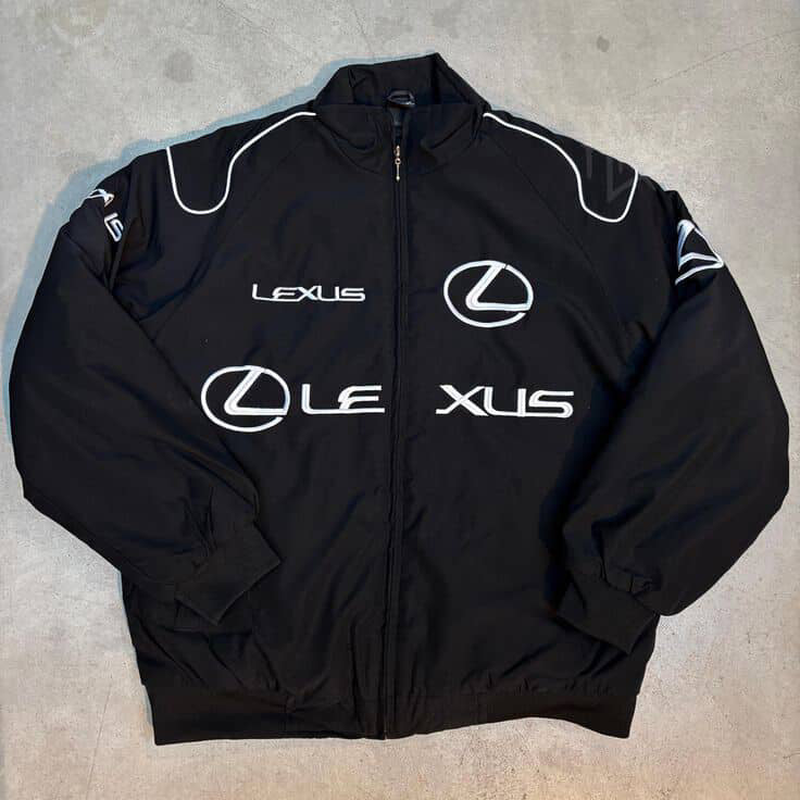 Lexus Racing Jacket - Black & White Logo