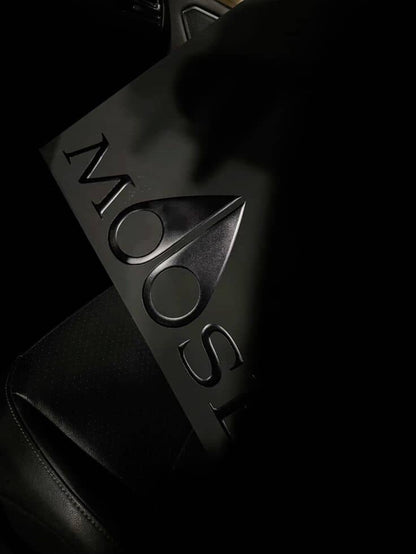 Moose Knuckle Bomber Jacket Black/White Fur