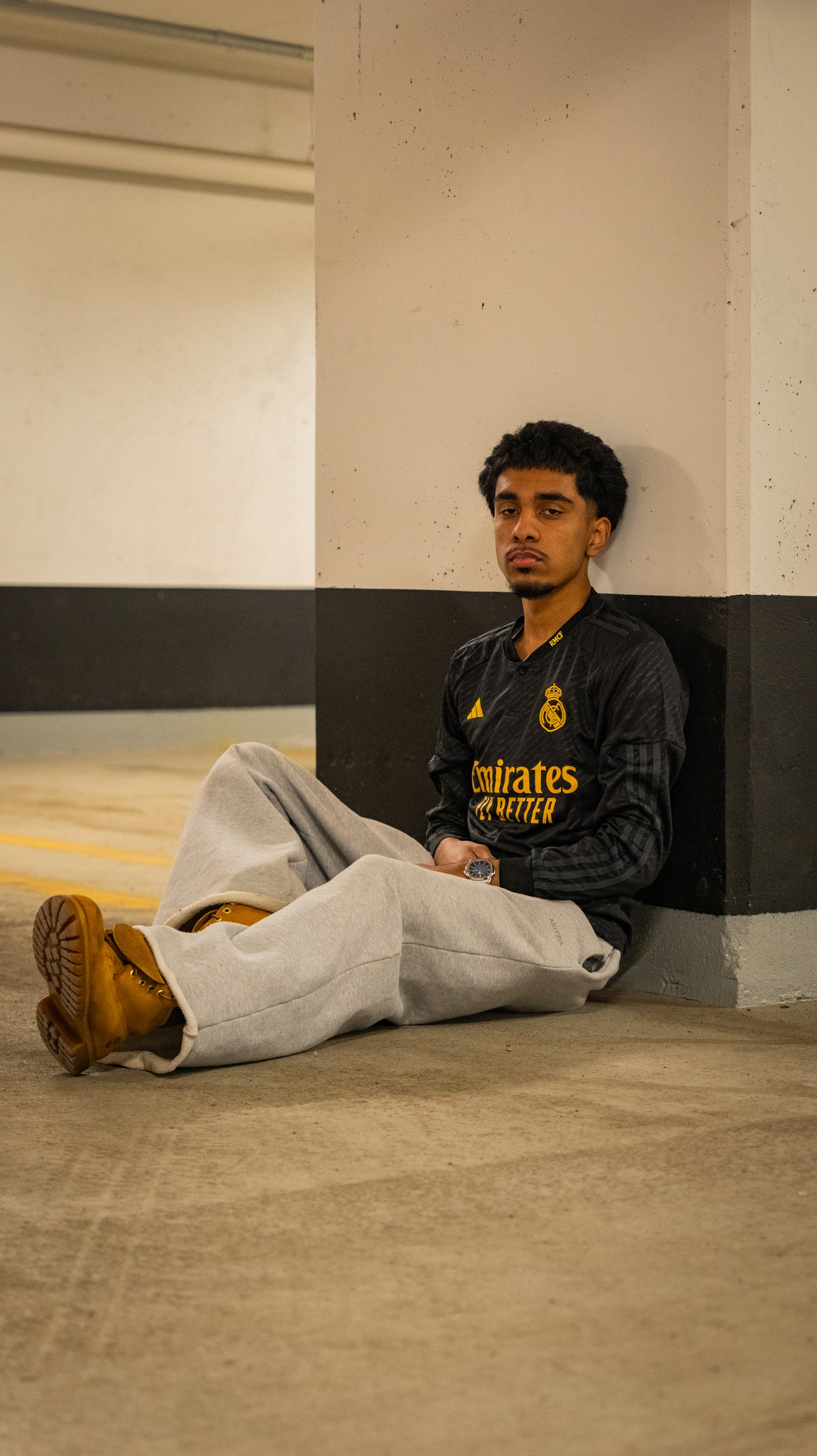 Black Real Madrid - Long Sleeve