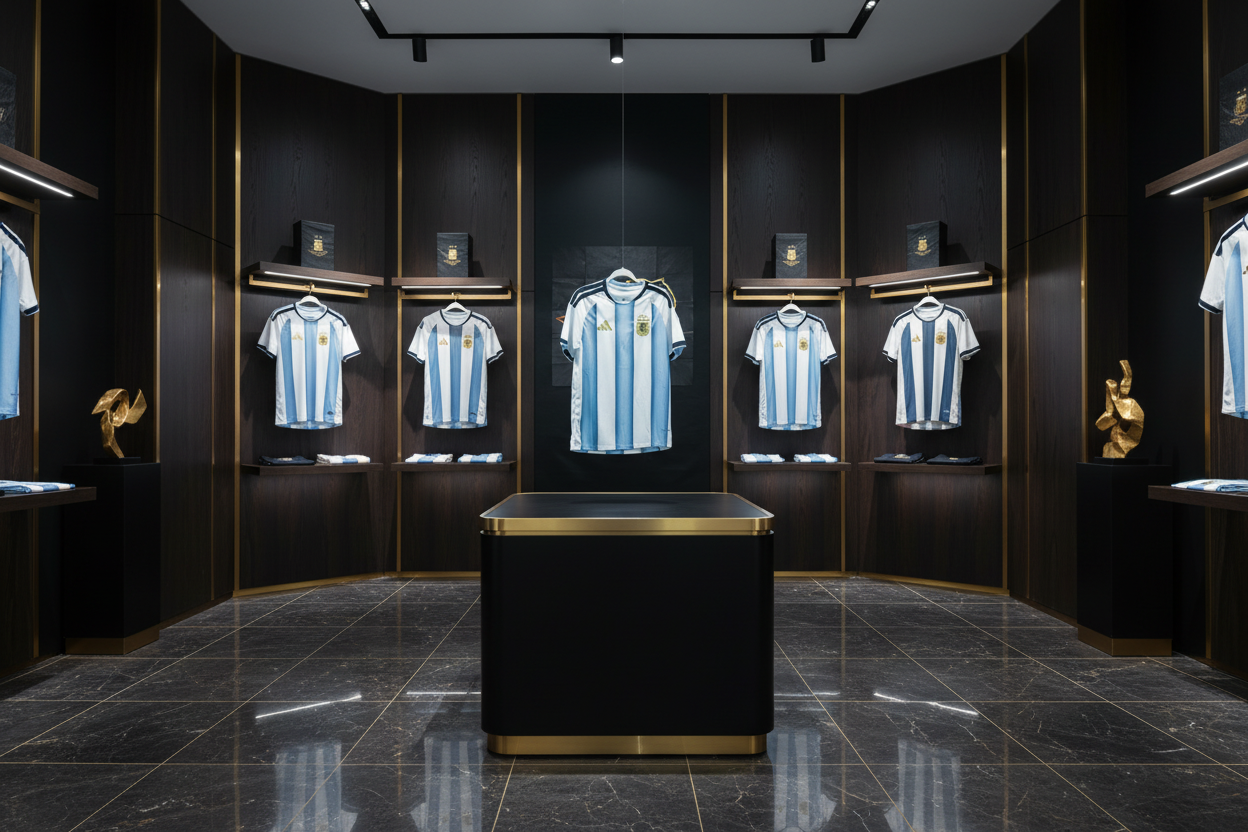 Argentina AFA Jersey Premium Store Display