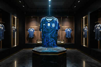 Argentina Black Floral Jersey Premium Store Display