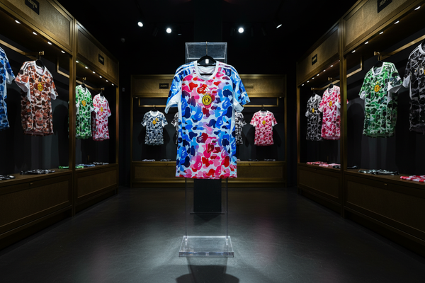 Bape x Adidas Collab Jersey Premium Store Display