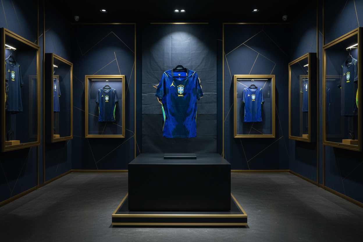 Brazil x Jordan Special Edition Jersey Premium Store Display