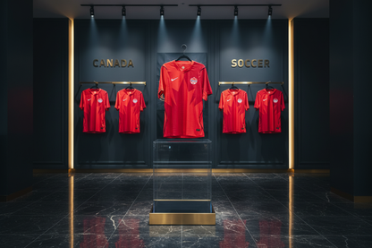 Canada Soccer Jersey Premium Store Display