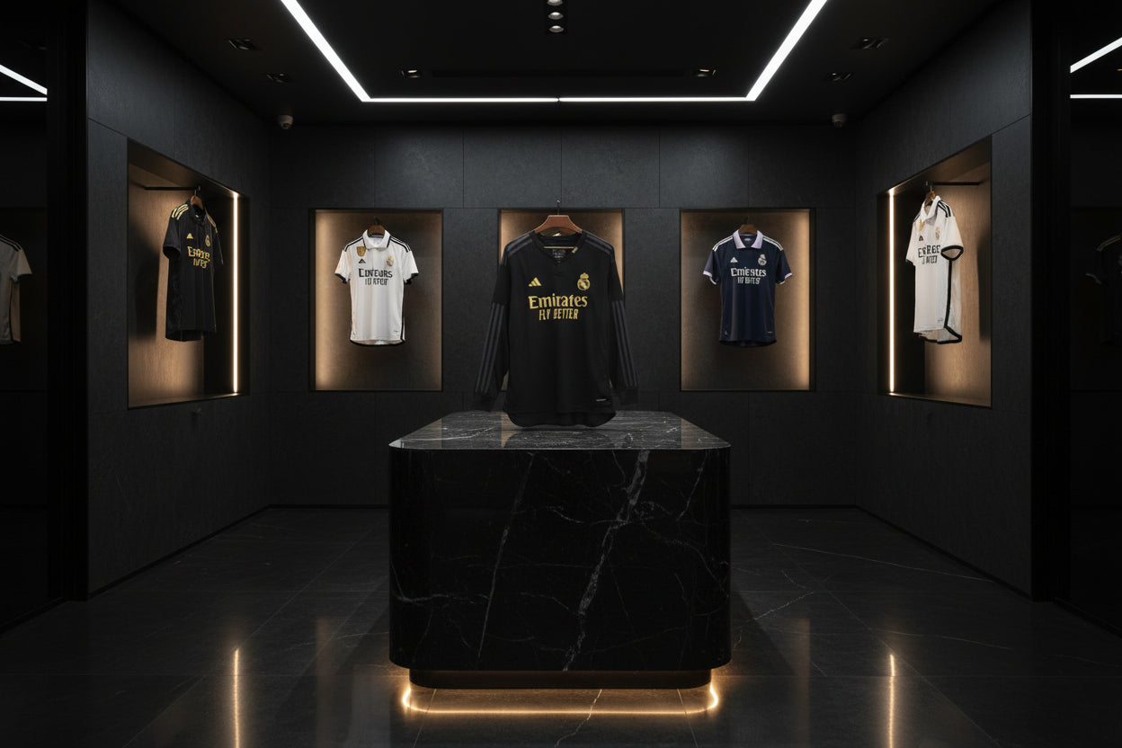 Black Real Madrid - Long Sleeve