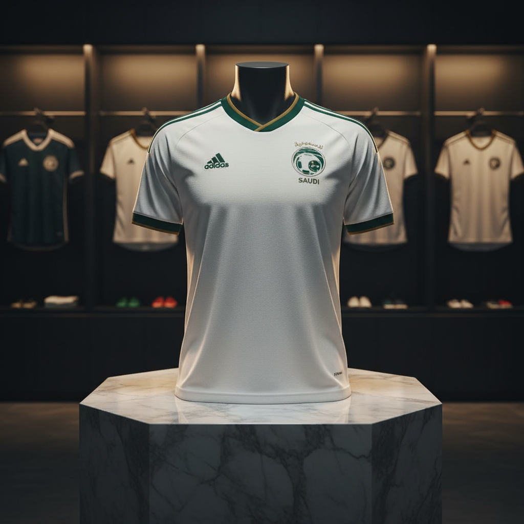 Saudi Arabia Adidas Football Jersey - Premium Store Display