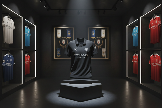 Man City 25/26 Away Kit Premium Display