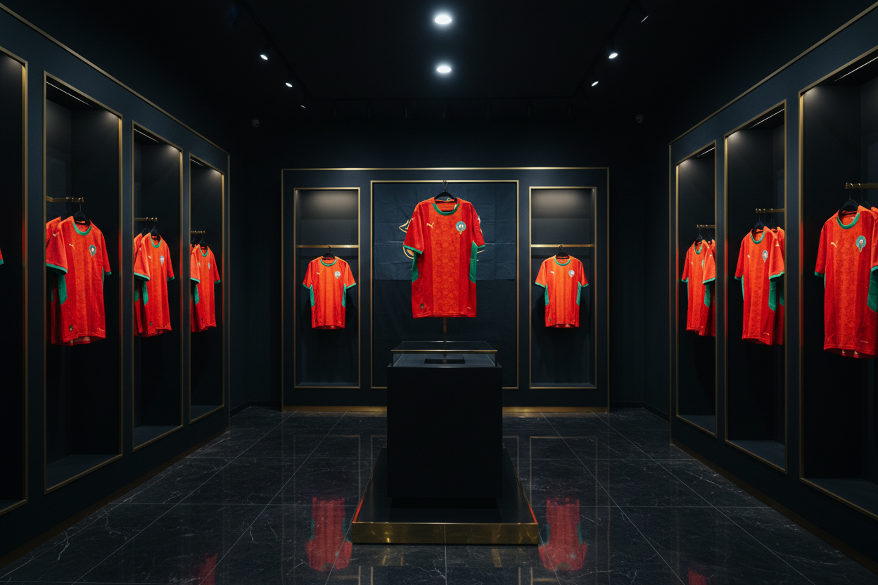 Morocco National Jersey Premium Store Display
