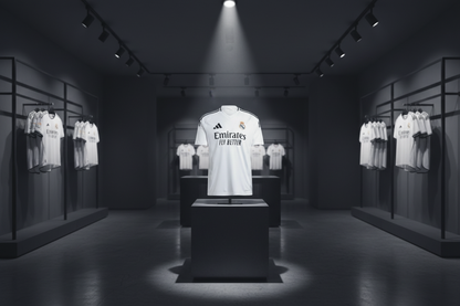 Real Madrid jersey on pedestal display