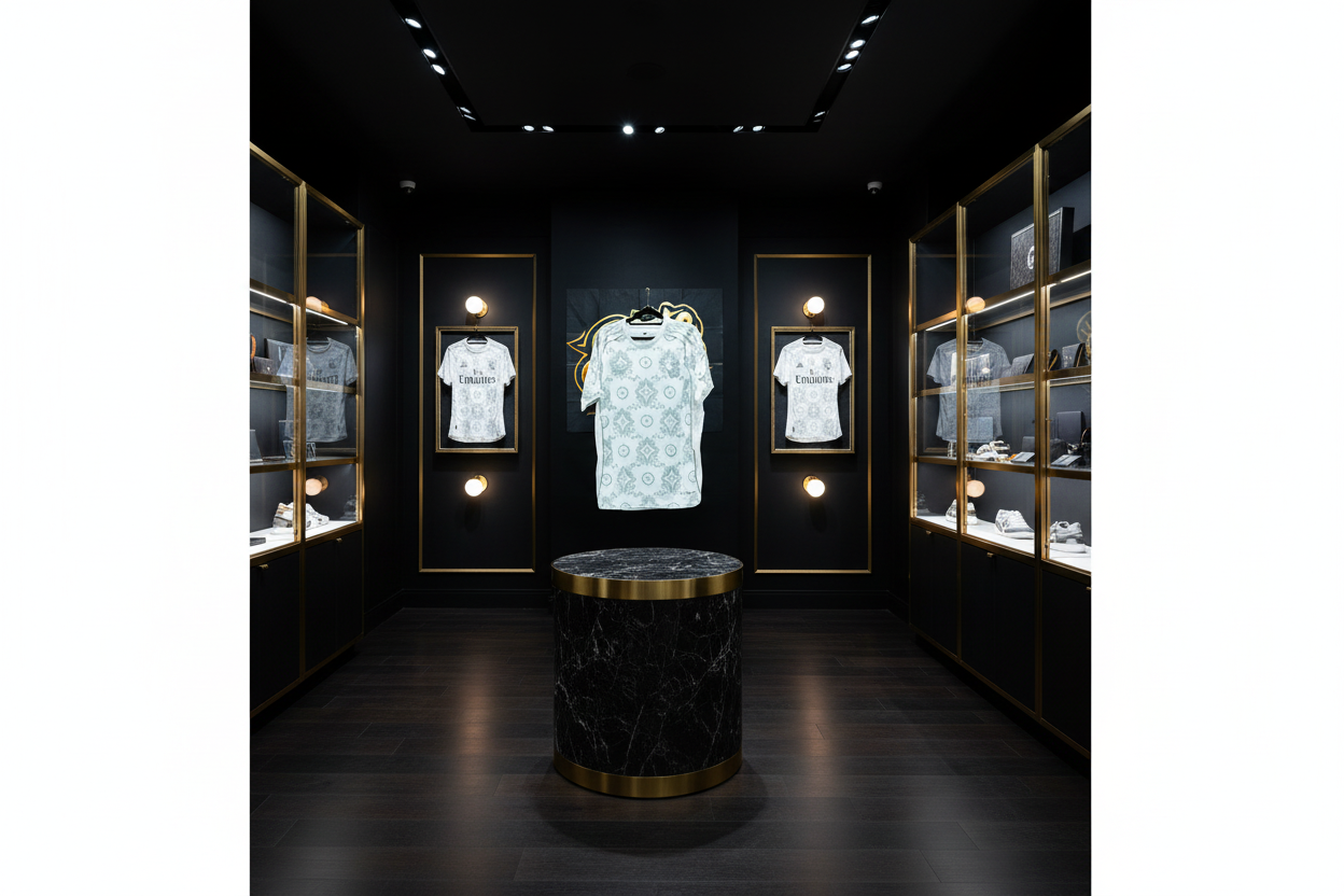 Real Madrid x Louis Vuitton Special Edition Jersey Premium Store Display