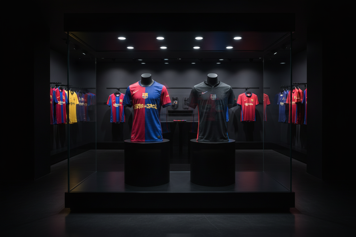 Travis Scott Barca Jerseys Display