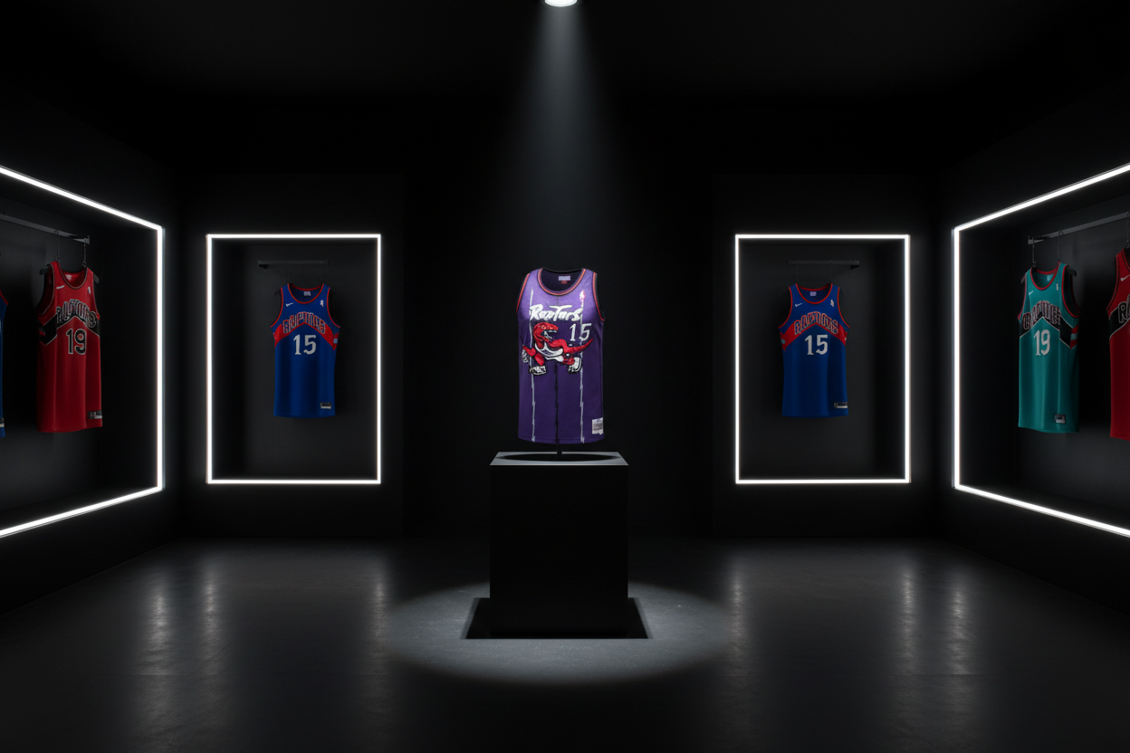 Vince Carter Raptors Jersey Premium Gallery Display